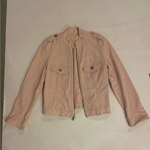 Light pink girls denim jacket